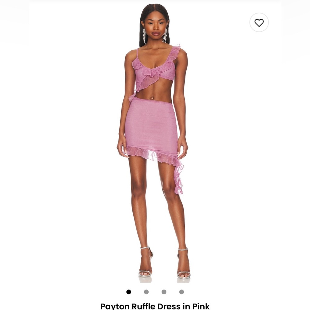 REVOLVE Payton Ruffle Dress - Pink